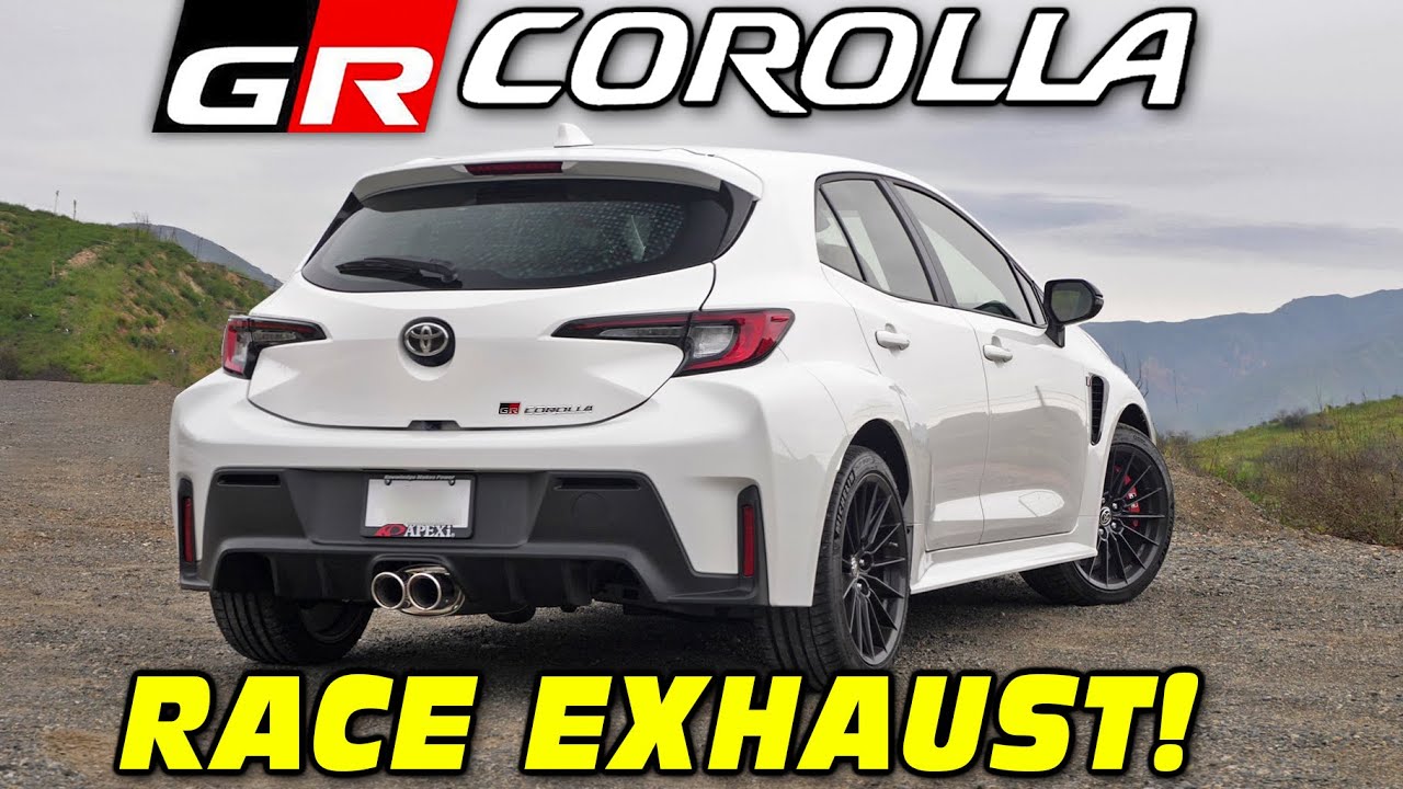 2023 GR Corolla With All New Track Exhaust! The GROWL This Car Was Missing!