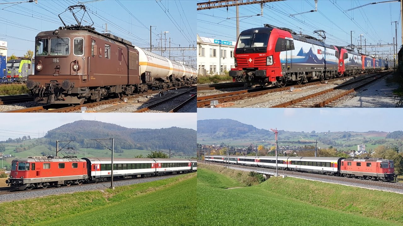 Bahnverkehr in Frick und Pratteln 19.10.2020 (Teil 1)