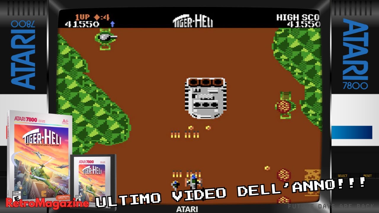 Happy New Year!! Ultimo video dell'anno con Tiger Heli su Atari 7800