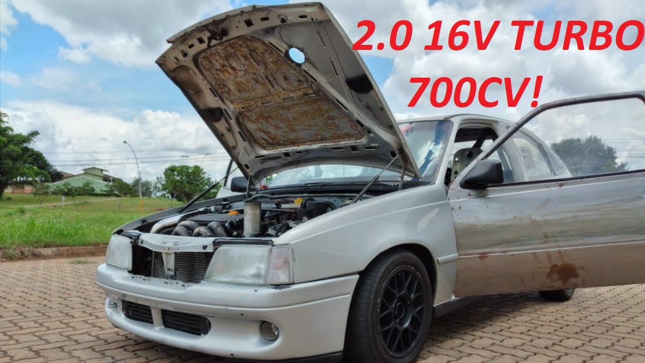 KADETT 2.0 16V TURB0 700CV MOTOR! + PUXADA MONSTRA COM 2.6 PRESSÃO!!!