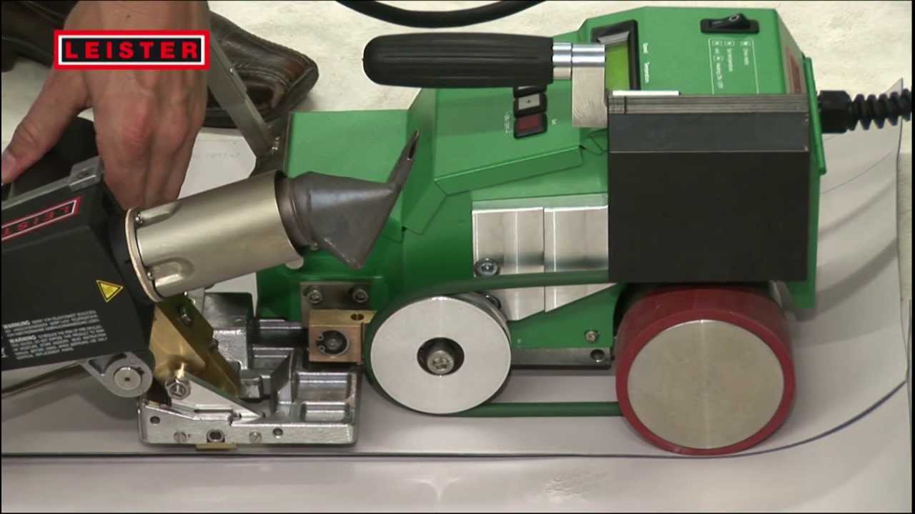 Leister UNIROOF E for perfect roof welding