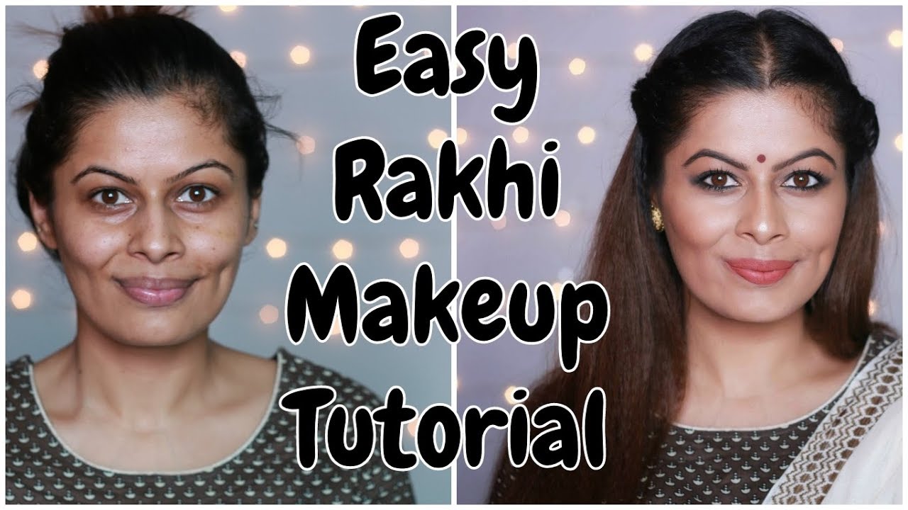 कैसे करें राखी पर मेकअप | Easy Rakhi Makeup Tutorial | Indian Festive Makeup | Kavya K