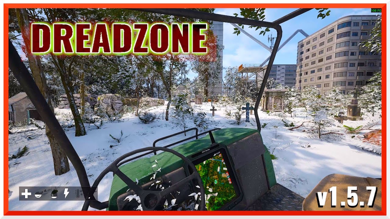 Driving Through A Snow Storm in DREADZONE