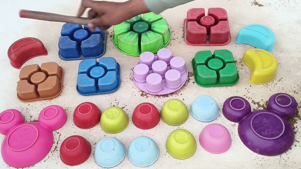 Satisfying ASMR Video | Diy Amazing Multiple Tube Sand Cake Designs with Kitchen Tools in Cup Cake
