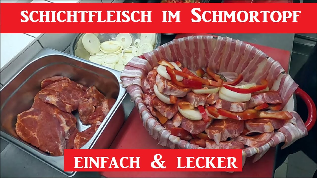 Schichtfleisch aus dem Gusseisen-Bräter ! Einfach und mega lecker !
