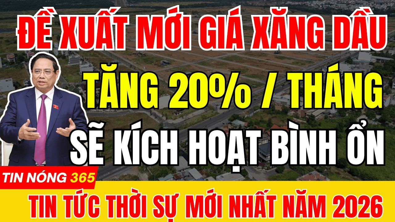 ĐỀ XUẤT BÌNH ỔN KHI GIÁ XĂNG DẦU TĂNG 20% TRỞ LÊN TRONG MỘT THÁNG #tintuc  #thoisu