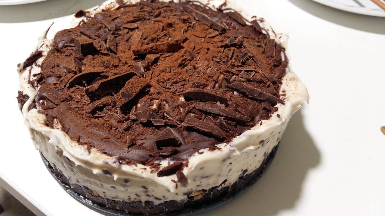 No bake Baileys Oreo Chocolate Cheesecake