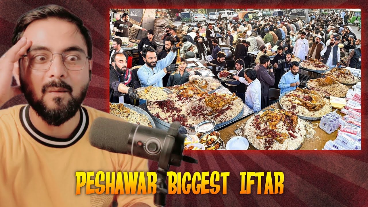 Indian Reaction On Peshawar Ramadan Biggest Iftar | Free Big Iftar Arrangements