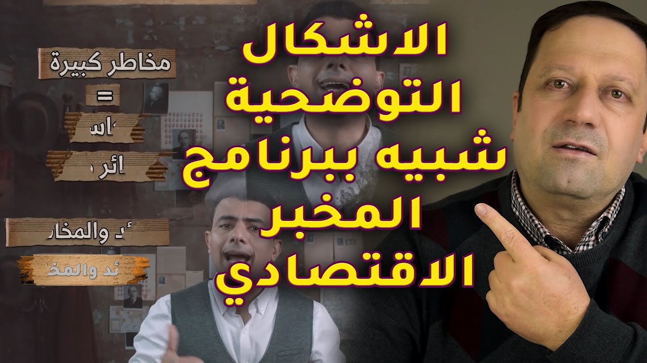 (117) الاشكال التوضحية كما هي في برنامج المخبر الاقتصادي ِAJ+