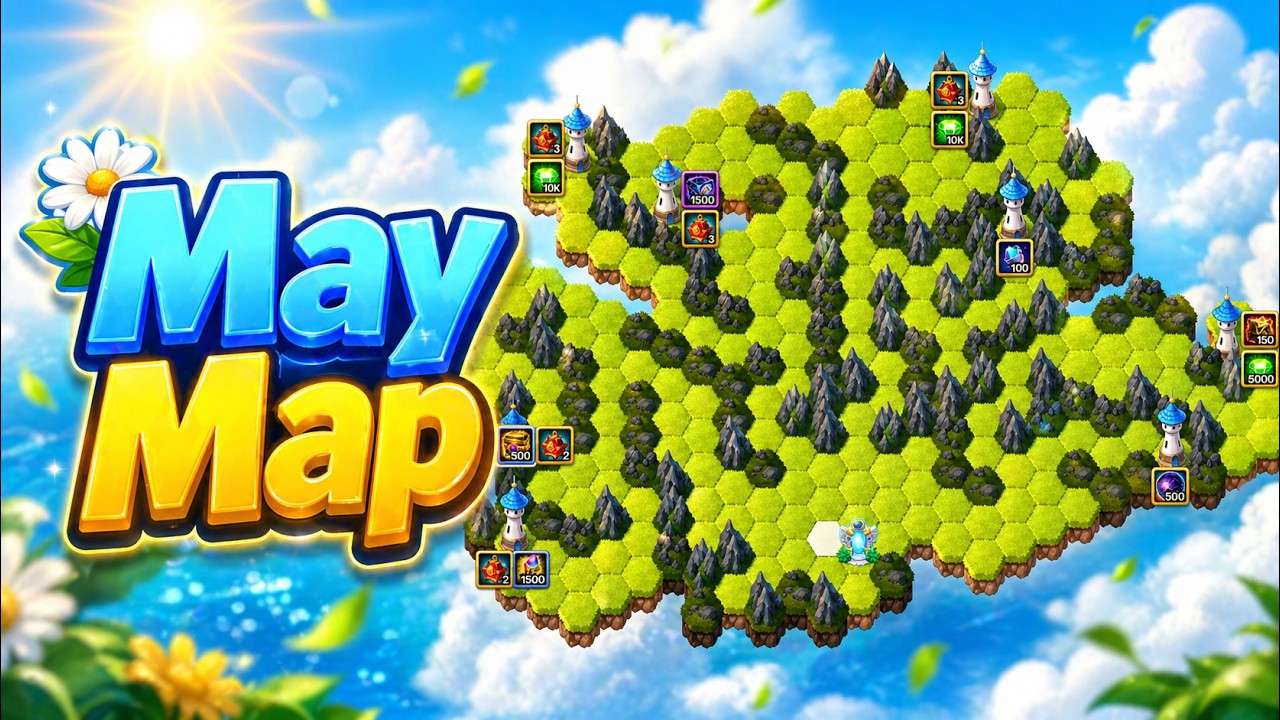 Hero Wars May Map: Best Emerald Route