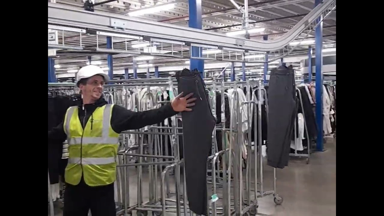 GOH Garment On Hanger installation.