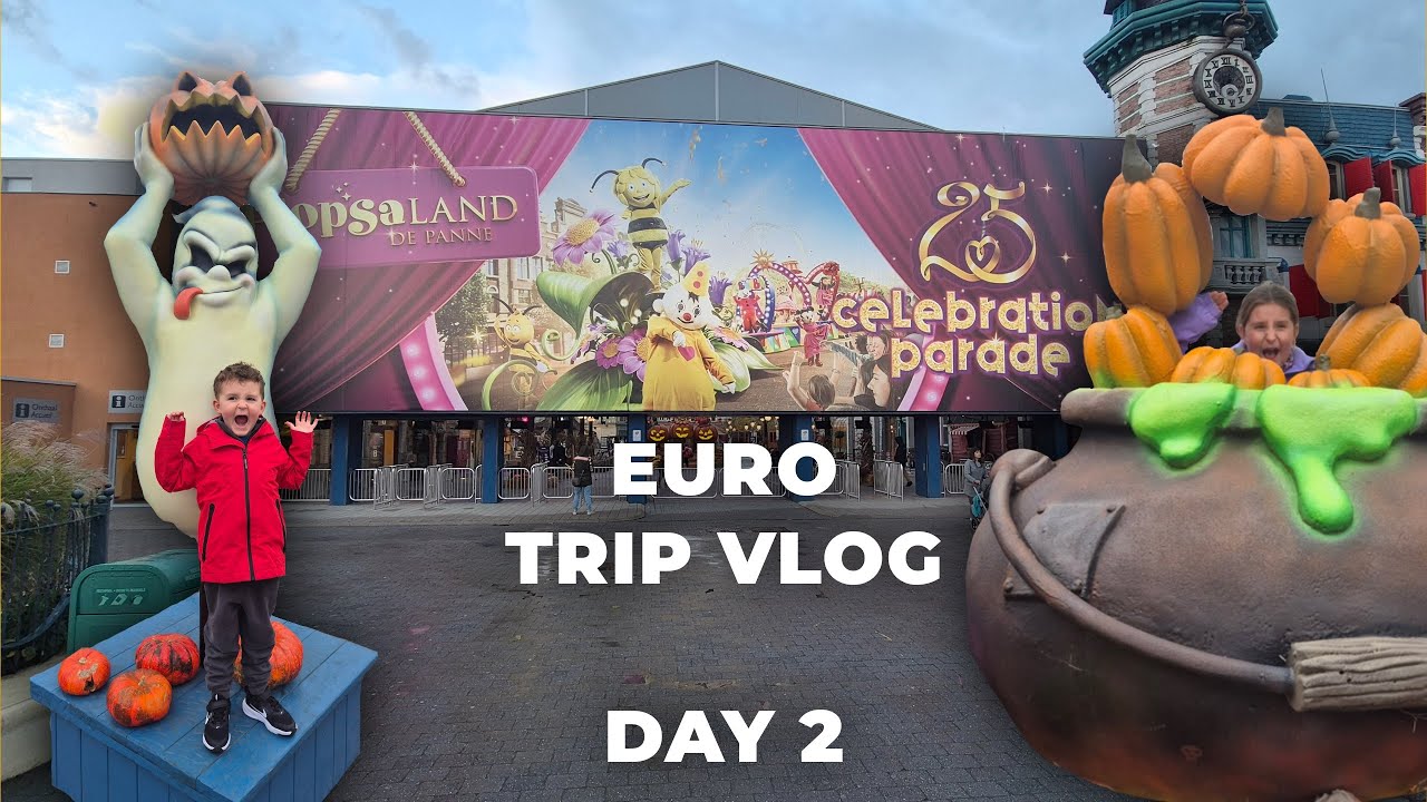 A Wild Day at Plopsaland De Panne! Rain, Rollercoasters & Curry Ketchup?! 