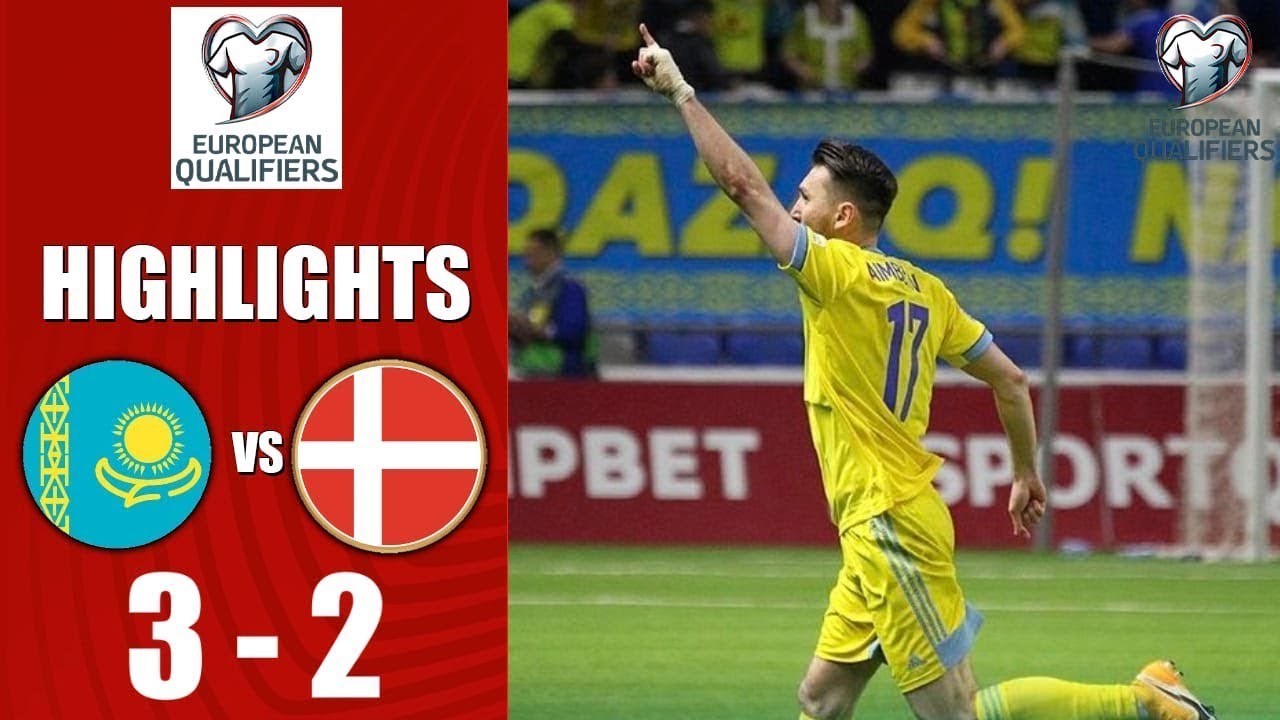 Kazakhstan vs Denmark: 3-2 All Goals and Highlights Europa Qualifier 2024