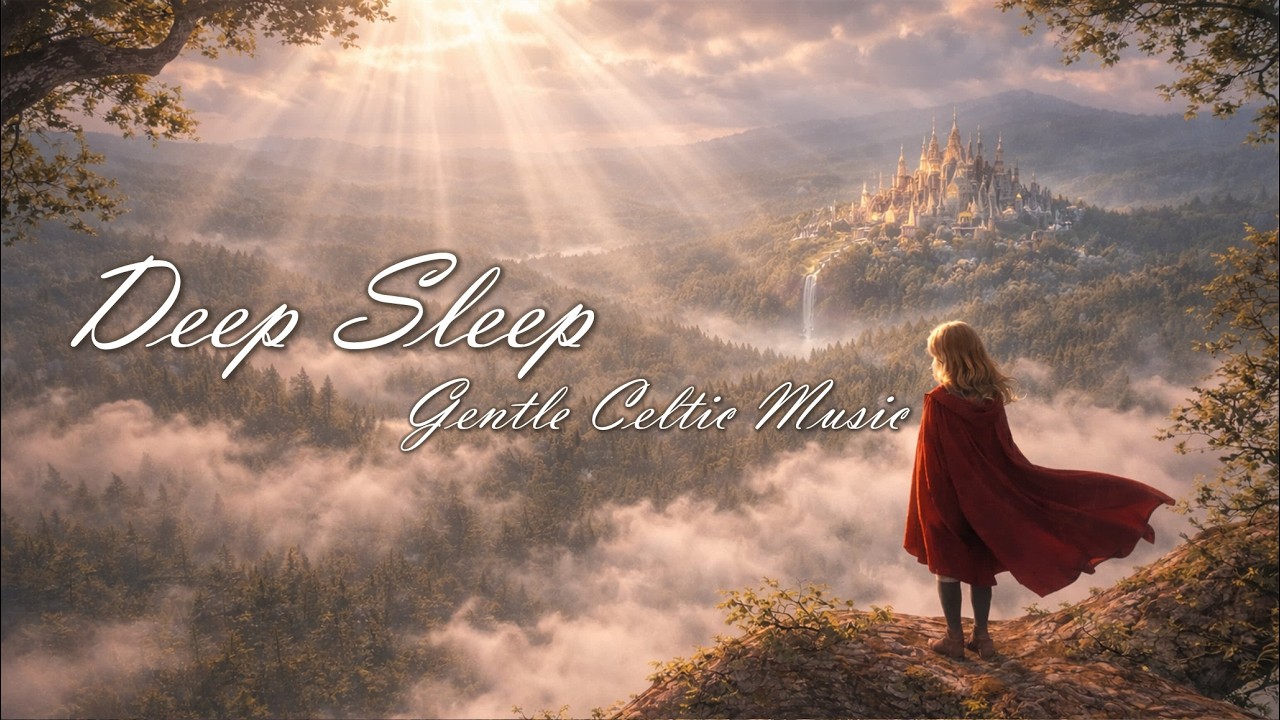 Celtic-Inspired Calm Fantasy Ambient for Deep Sleep | Soft Light Over the Emerald Forest
