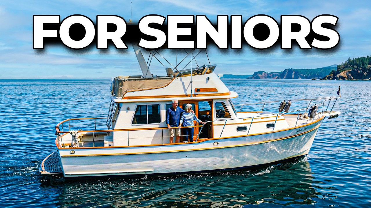 ТОП-5 недорогих траулерных яхт для пожилых людей