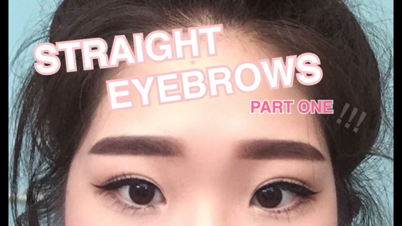 Straight Eyebrow Tutorial Pt.1 Eyeshadow