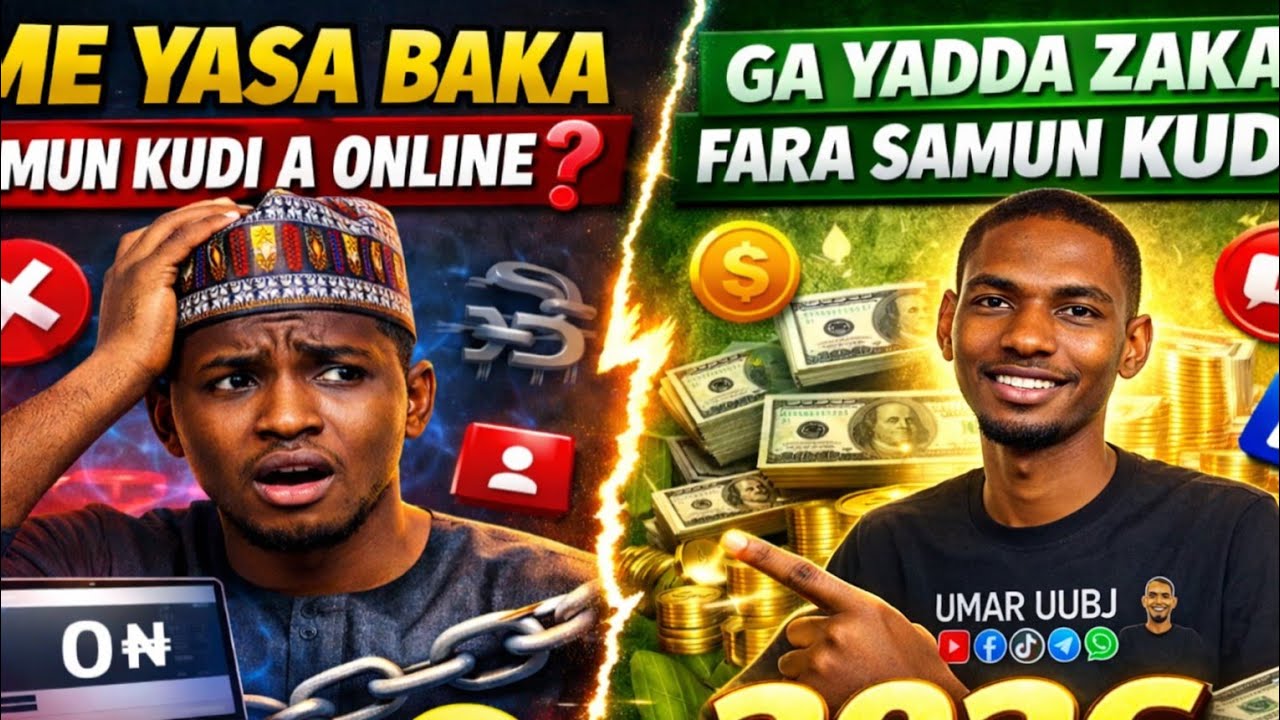 Me Yasa Baka Samun Kudi A Online Ga Yadda Zaka Fara Samun Kudi 2026