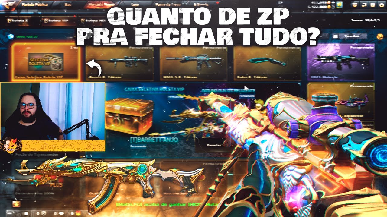 FECHANDO A NOVA ROLETA VIP! VEJA QUANTO GASTEI! 💸 | CrossFire