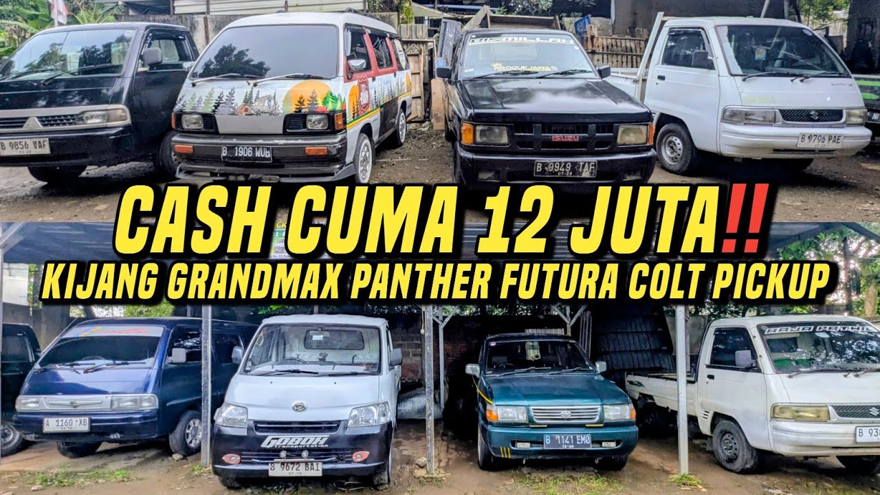 Gudang mobil pickup murah ni❗Cash cuma 12juta Kijang futura colt  panther pickup di Parkum mobilindo