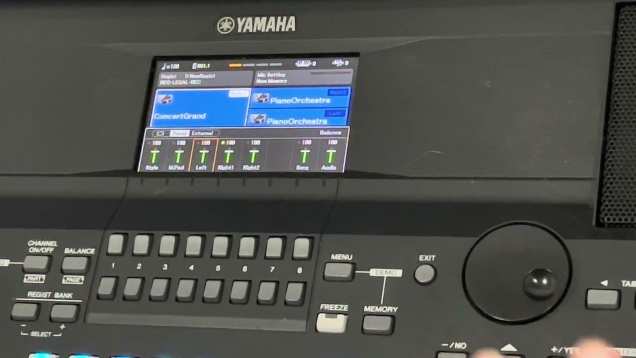 Mistura de dois timbres de piano, para mais peso no PA, Teclado Yamaha Psr Sx600, Keyboard Sound