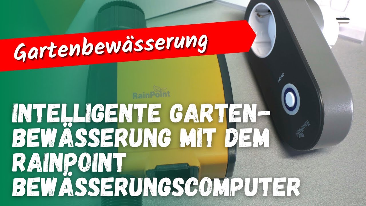 Intelligente Bewässerung mit dem System von Rainbow