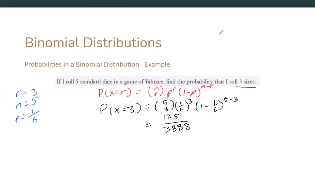 Binomial Distributions   Binomial Distributions   Yr 12 Ext 1 1