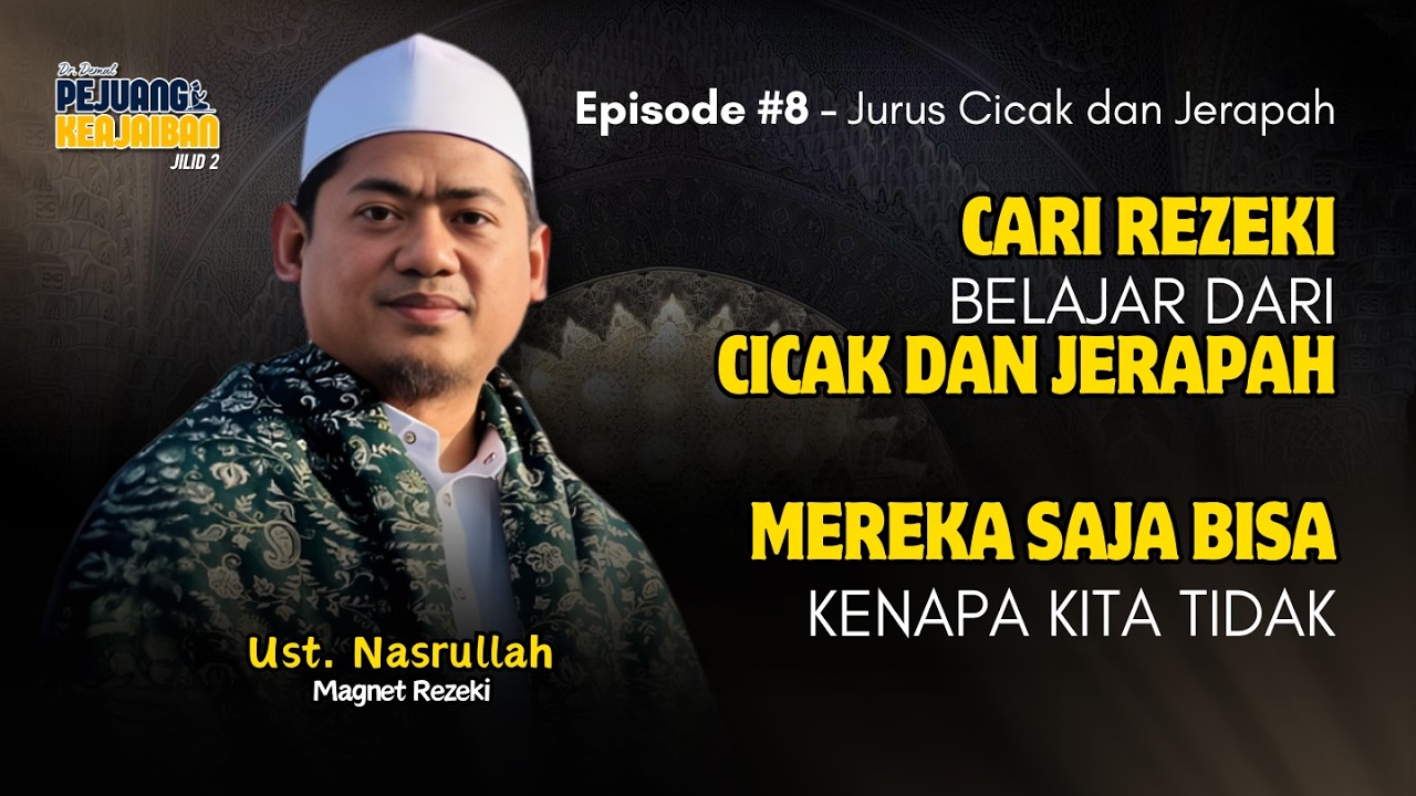 CARI REZEKI BELAJAR DARI CICAK DAN JERAPAH, MEREKA SAJA BISA KENAPA KITA TIDAK‼️