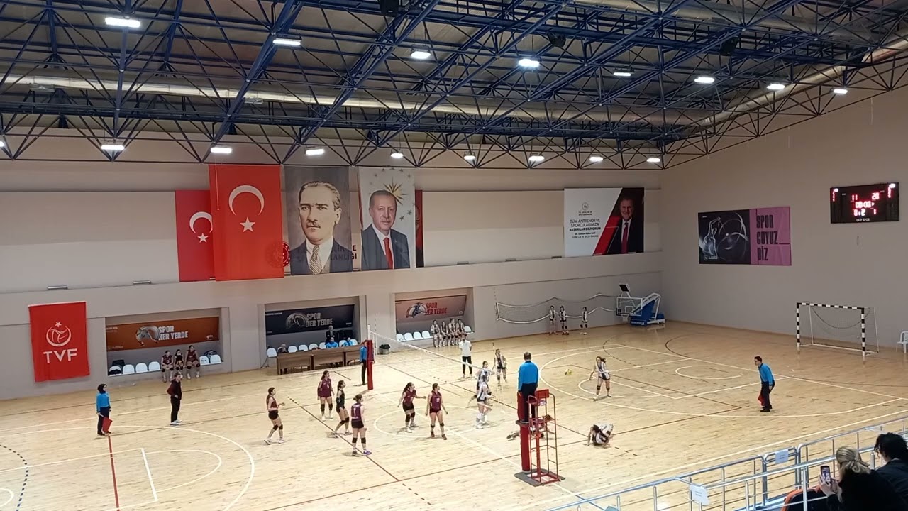 17 Ocak 2026 Balkanyesilbaglar & Sureyyapasa Sk Tvf 1 lig kucuk kizlar Grup Maci  1.set