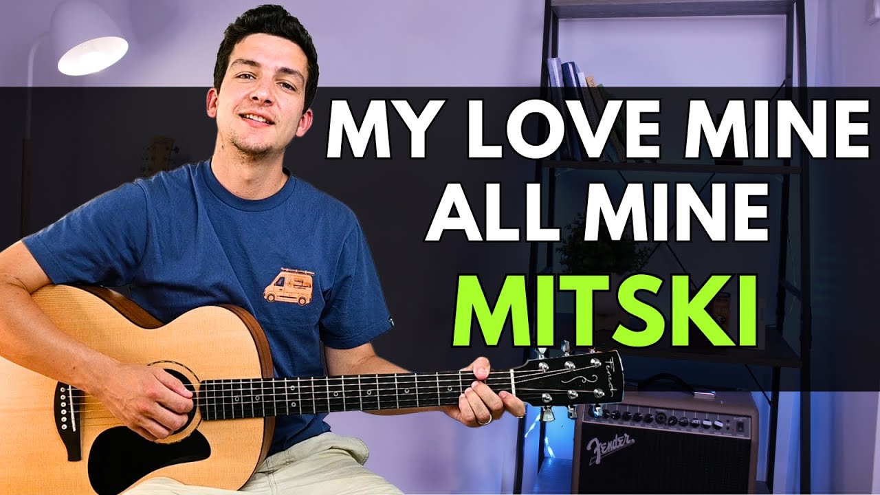 My Love Mine All Mine Easy Guitar Lesson | Mitski Guitar Tutorial for Beginners