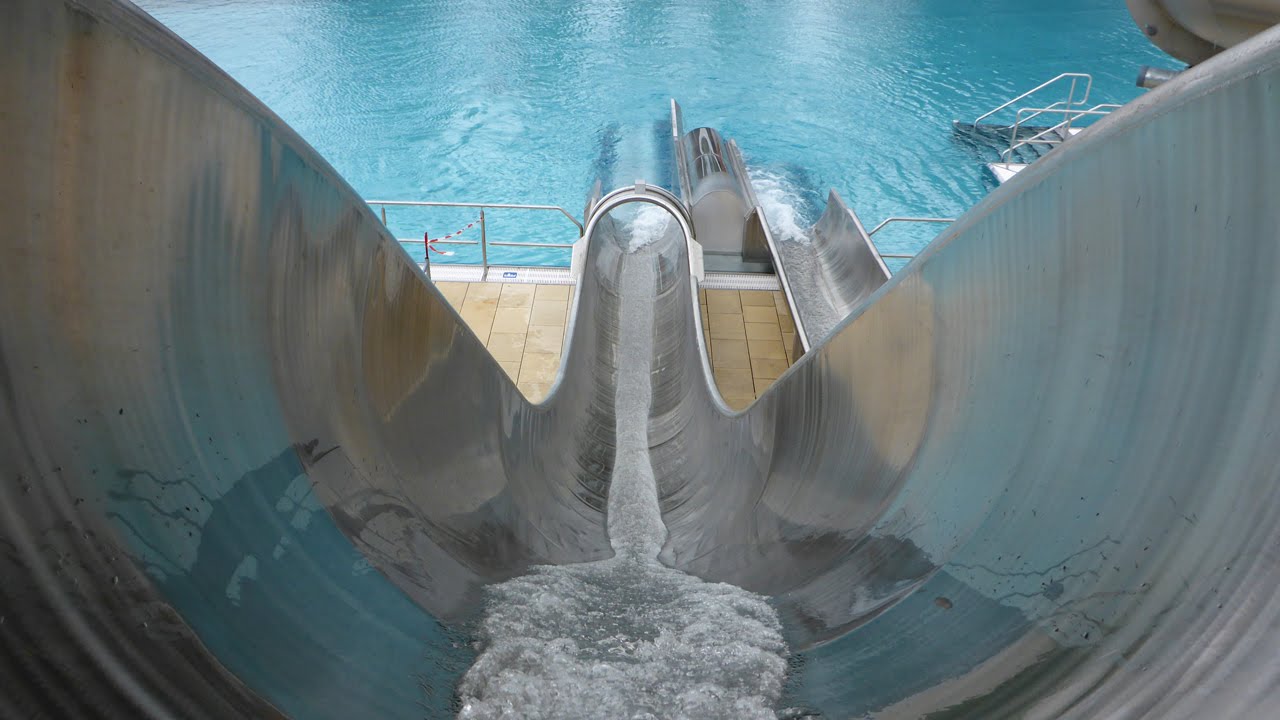 Freibad Sinsheim - Freefall Speedrutsche Onride