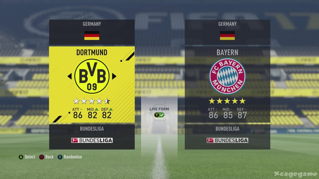 FIFA 17 All Teams & Ratings