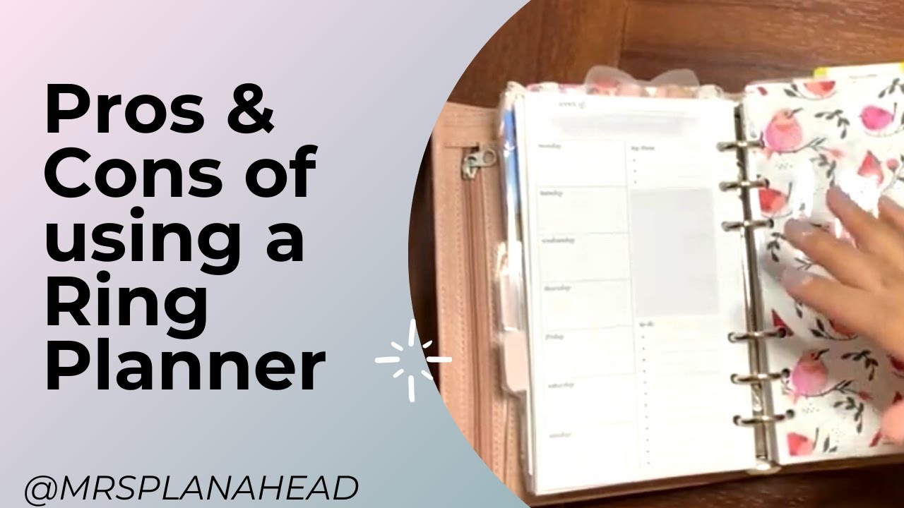 Pros and Cons of using a ring planner- Personal ring planner