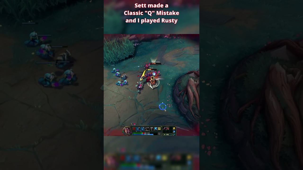 Darius vs Sett Top lane LVL 1 Outplay | Darius Top #leagueoflegneds #dariuslol #darius #trundle