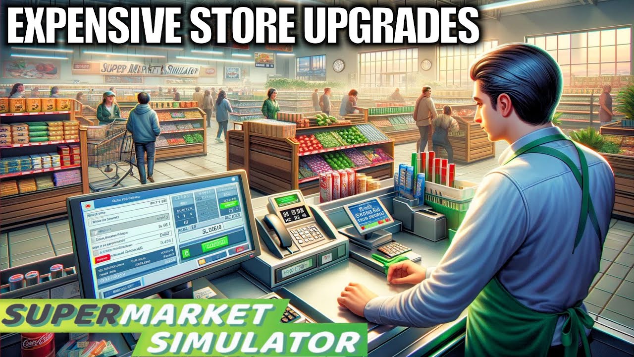 Spending MAD MONEY for Store Upgrades | Supermarket Simulator Gameplay | Part 6