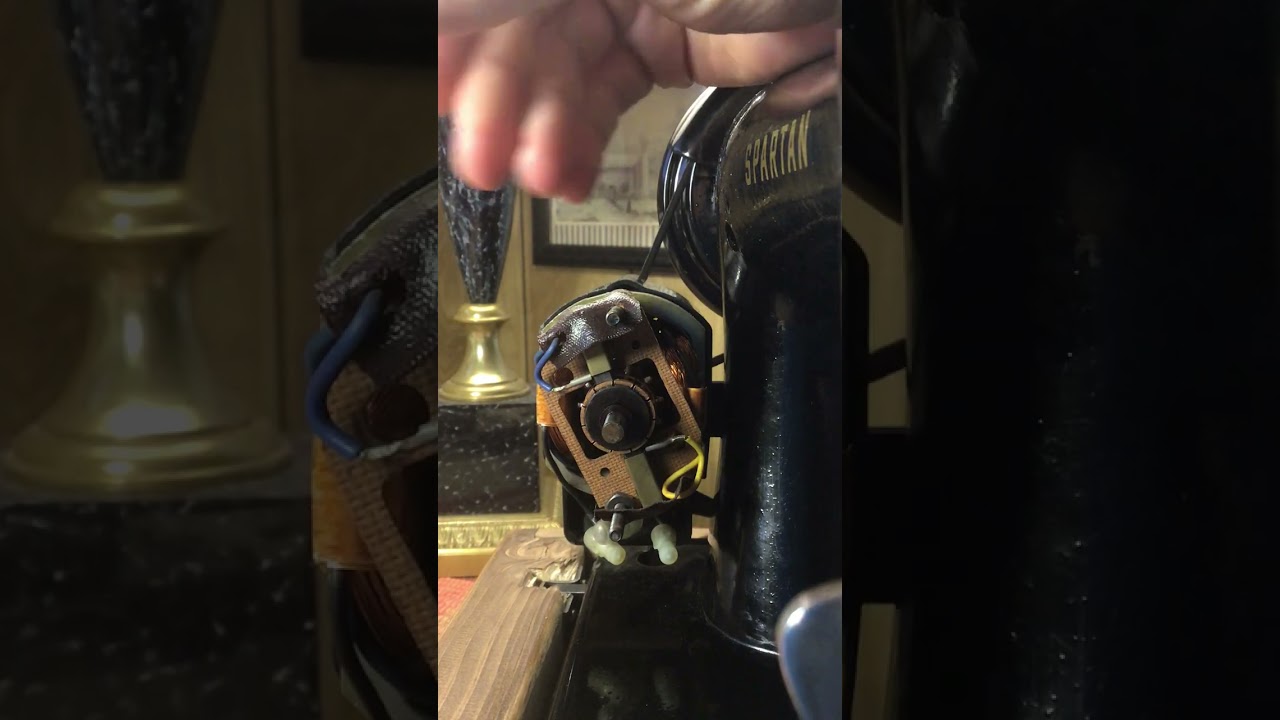 Servicing a singer RFJ9-8 Simanco sewing machine motor  