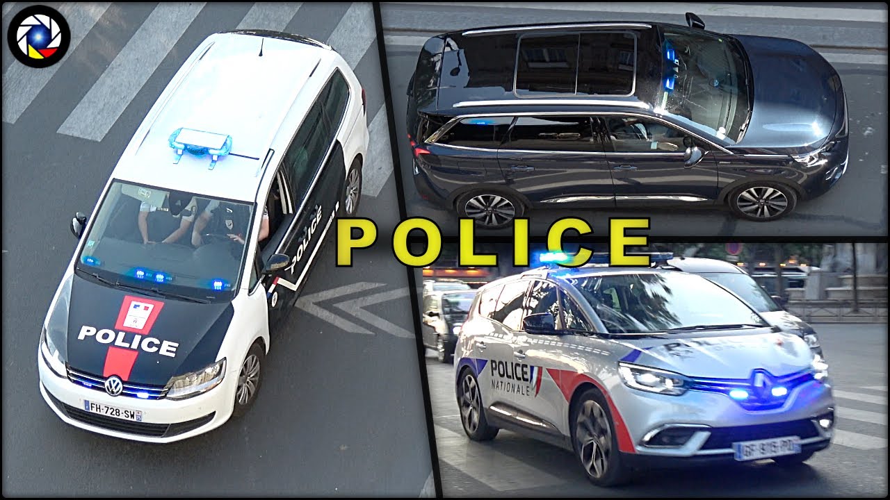 [Police Paris]  Voitures Banalisées, Convois et Police Nationale en Urgence !