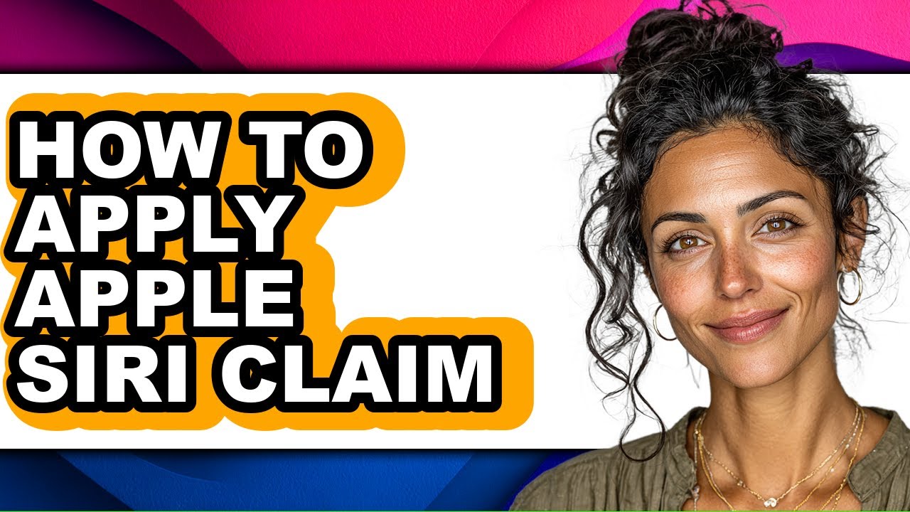 How to Apply Apple Siri Claim (updated)