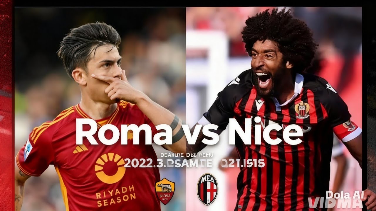 🔥 ROMA VS NICE 🔥 PARTIDA DE ELITE CHEGA AGORA!