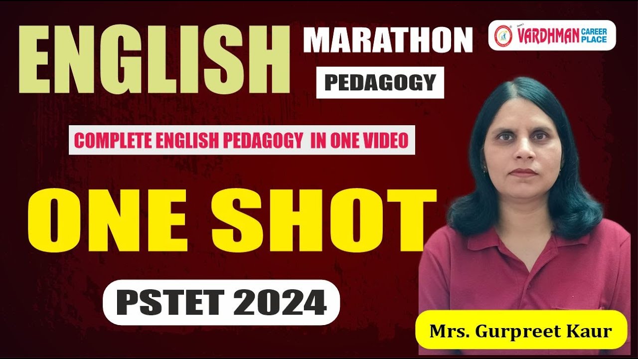 One Shot English Pedagogy | Complete English Pedagogy in One Video | Target PSTET 2024