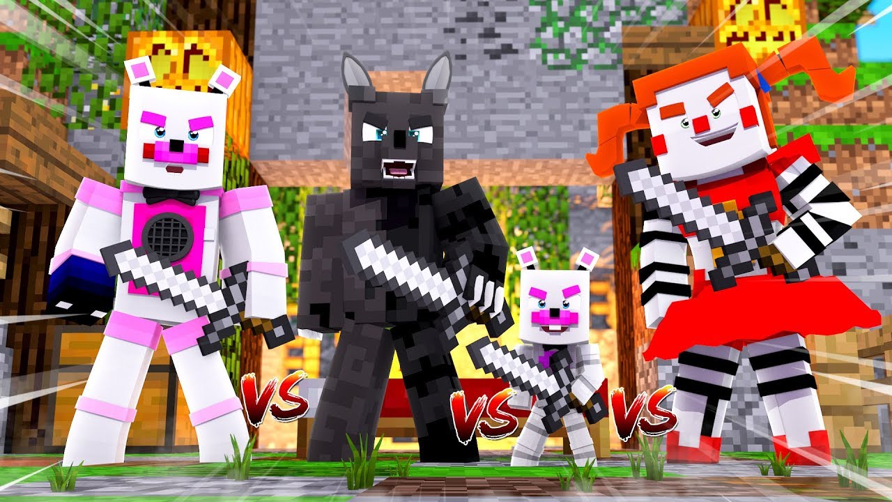 Sky Wars VS Friends ?! | Minecraft FNAF Roleplay