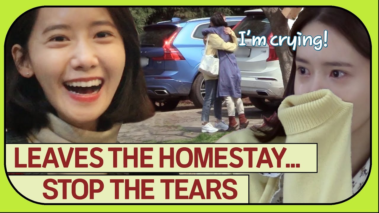 Yoona leaves the homestay... Full of tears till the end... Stop the tears :( #snsd #yoona