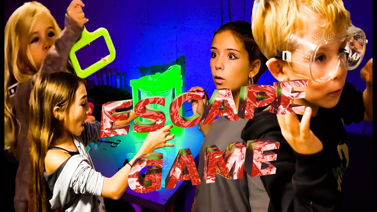 Leur 1er ESCAPE GAME🥶🏃‍♀️‍➡️😅