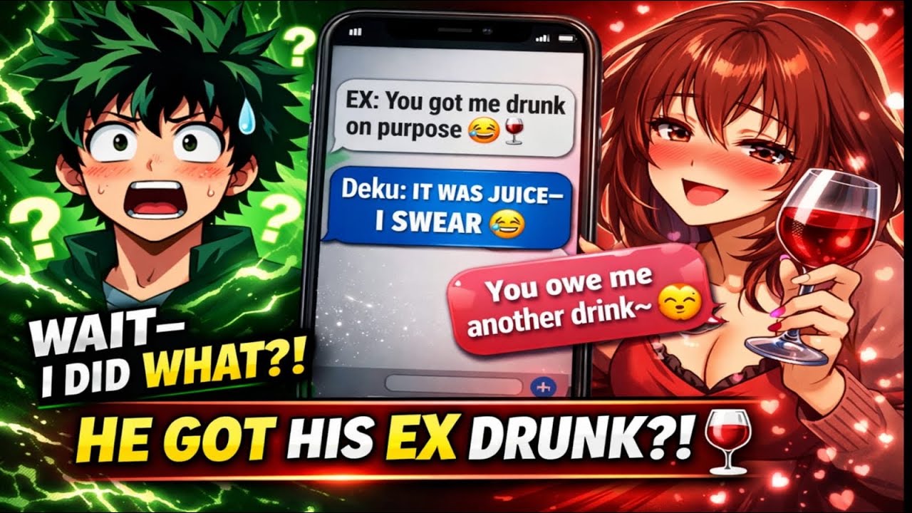 Deku Gets His EX Girlfriend Drunk?! 😳🍷 | BNHA Texts _MHA Chat