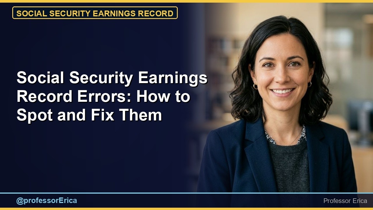 Social Security Earnings Record Errors: How to Spot and Fix Them