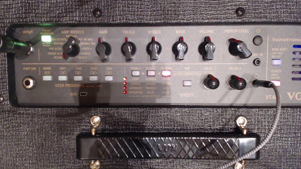 Vox VT40X Preset Sounds (no talking)