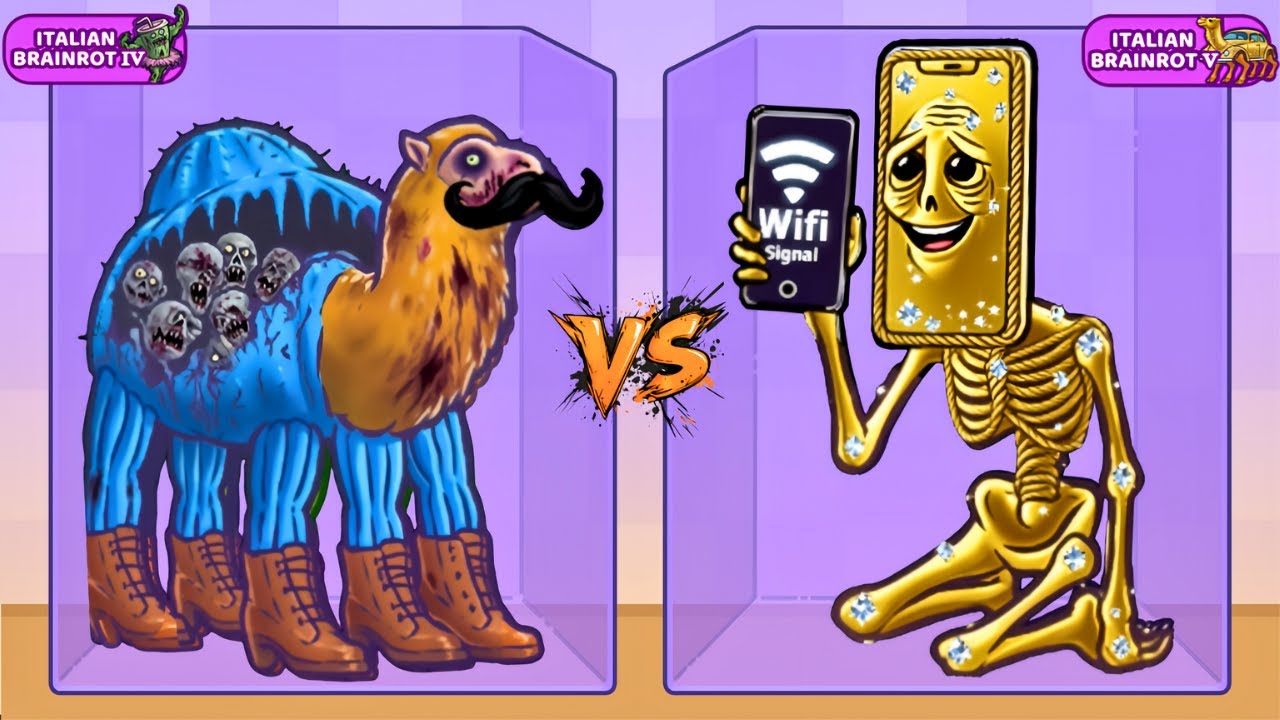 Merge Fellas ZOMBIE BRAINROT 04 vs GOLDEN BRAINROT 05 ⁉️ I New Update - Reaching Max Level!