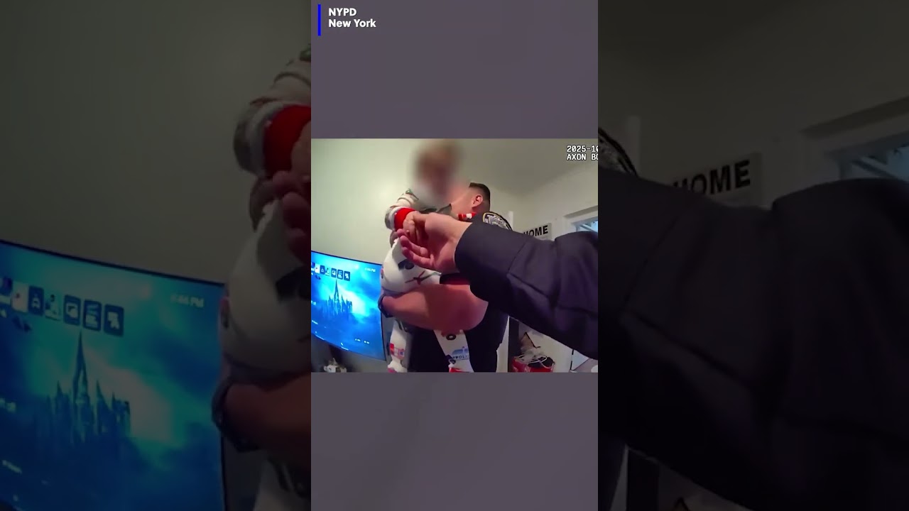 Bodycam video shows police officers save a 10-month-old baby who was choking.