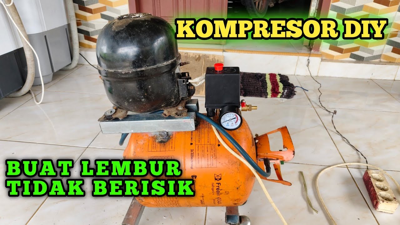 KOMPRESOR RAKITAN BUAT LEMBUR TIDAK BERISIK..!! 