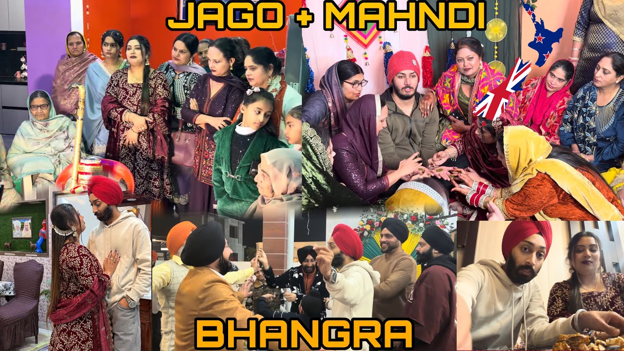 Laddy’s mahndi function || JAGO || #bhangra #moments 🧿