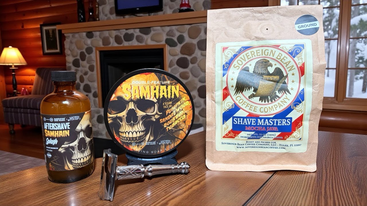 SAMHAIN by Barrister And Mann Shaving with the Urkunet Assassin Razor 2.0mm Base Plate Shave & Chat